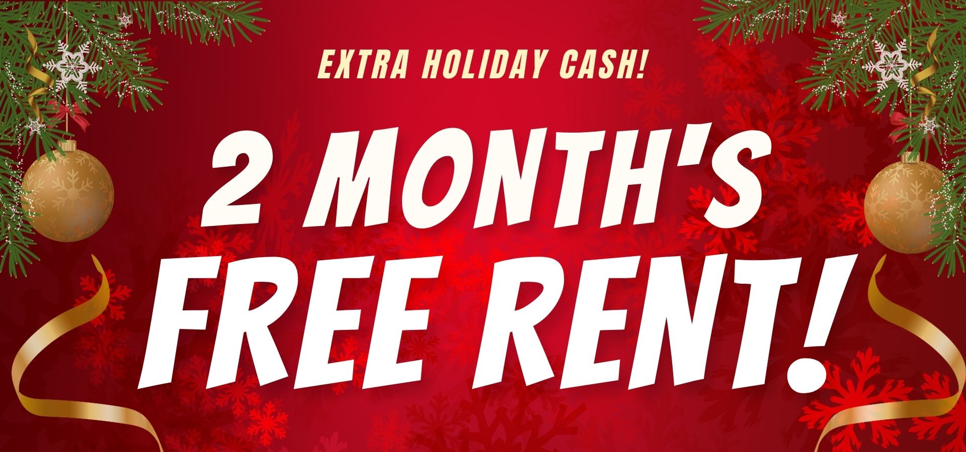 Extra Holiday Cash! 2 Month's Free Rent!!!!