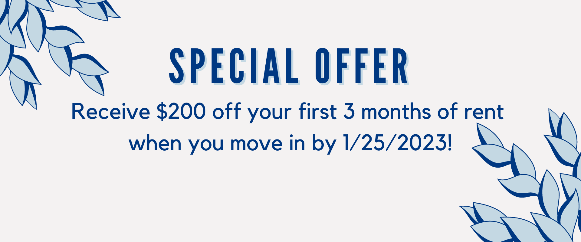 !!!! Spooky Specials !!!!

 

*Special on 3/2 townhomes

Move in before October 20th and only pay $599 for the remainder of the month. Includes two in house Applications, admin fee and prorated amount for October

 

*Specials on 2 bedroom and 1 bedroom

Move in the month of October 20th and only pay $499 for the remainder of the month. Includes two in house Applications , admin fee and prorated amount for October

 

Call us for details  659-599-7001 or email us

Qbyrd@smpmgt.com

Jvance@smpmgt.com